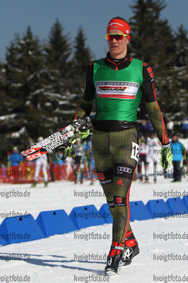 27.02.2016, xkvx, Wintersport, DSV Biathlon Deutschlandpokal Cross Sprint v.l. SCHMUCK Dominic