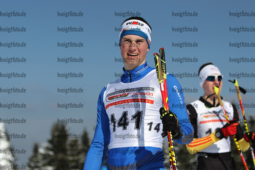 27.02.2016, xkvx, Wintersport, DSV Biathlon Deutschlandpokal Cross Sprint v.l. KNORR Hans