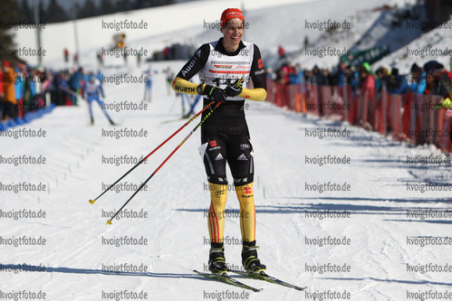 27.02.2016, xkvx, Wintersport, DSV Biathlon Deutschlandpokal Cross Sprint v.l. GOMBERT Tom