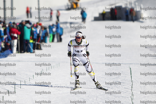 27.02.2016, xkvx, Wintersport, DSV Biathlon Deutschlandpokal Cross Sprint v.l. HERR Anne