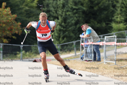 03.09.2016, xkvx, Wintersport, Deutsche Meisterschaft Biathlon 2016, Sprint v.l. SCHANDL Hannes