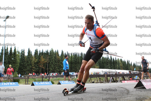 04.09.2016, xkvx, Wintersport, Deutsche Meisterschaft Biathlon 2016, Verfolgung v.l. Simon Schempp