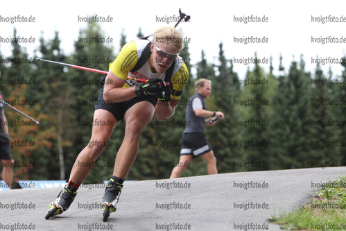 04.09.2016, xkvx, Wintersport, Deutsche Meisterschaft Biathlon 2016, Verfolgung v.l. Roman Rees