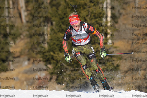 10.12.2016, xkvx, Wintersport, Biathlon IBU Junior Cup - Lenzerheide, Einzel v.l. WEICK Lars-Erik