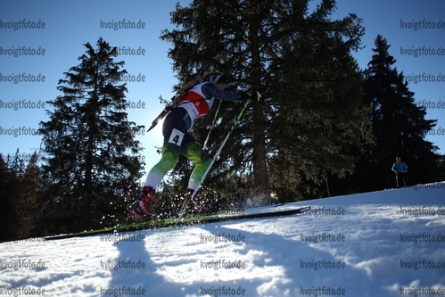 10.12.2016, xkvx, Wintersport, Biathlon IBU Junior Cup - Lenzerheide, Einzel v.l. MUMOVIC Sara