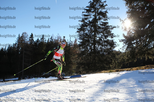 10.12.2016, xkvx, Wintersport, Biathlon IBU Junior Cup - Lenzerheide, Einzel v.l. IYEROPES Darya