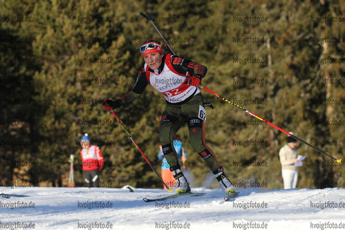 10.12.2016, xkvx, Wintersport, Biathlon IBU Junior Cup - Lenzerheide, Einzel v.l. STRASSBERGER Theresa Maria