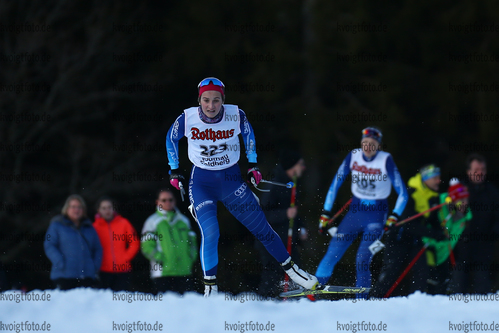 06.01.2018, xkvx, Wintersport, DSV Biathlon Deutschlandpokal - Notschrei, Biathloncross v.l. VOGL Lara