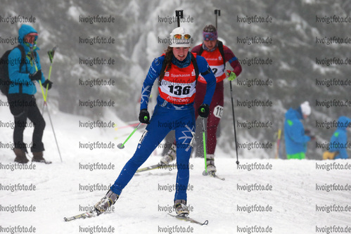 14.01.2017, xkvx, Wintersport, DSV Biathlon Deutschlandpokal Sprint v.l. LIEBSCHER Magdalena