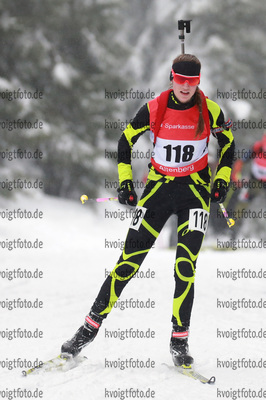 14.01.2017, xkvx, Wintersport, DSV Biathlon Deutschlandpokal Sprint v.l. RICHTER Anna-Maria