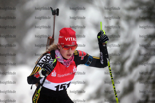 14.01.2017, xkvx, Wintersport, DSV Biathlon Deutschlandpokal Sprint v.l. ECKSTEIN Sina