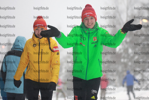 14.01.2017, xkvx, Wintersport, DSV Biathlon Deutschlandpokal Sprint v.l. STRELOW Justus