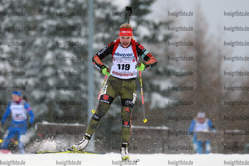 15.01.2017, xkvx, Wintersport, DSV Biathlon Deutschlandpokal Massenstart v.l. JESSE Stephanie