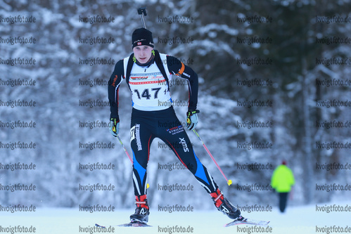 28.01.2017, xkvx, Wintersport, DSV Biathlon Deutschlandpokal Sprint v.l. BORKOWSKI Max