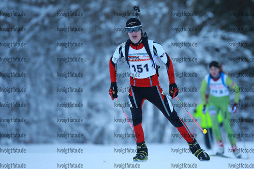 28.01.2017, xkvx, Wintersport, DSV Biathlon Deutschlandpokal Sprint v.l. HARTMANN Birger