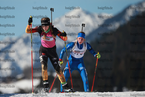 28.01.2017, xkvx, Wintersport, DSV Biathlon Deutschlandpokal Sprint v.l. MOELLER Hannah