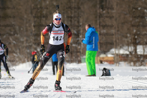 29.01.2017, xkvx, Wintersport, DSV Biathlon Deutschlandpokal Verfolgung v.l. KRUEGER Carlotta Kim