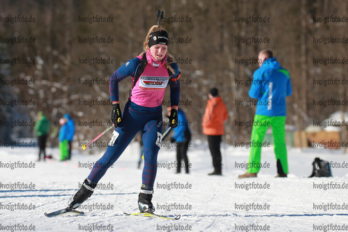 29.01.2017, xkvx, Wintersport, DSV Biathlon Deutschlandpokal Verfolgung v.l. MOELLER Hannah