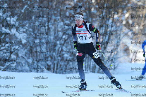 29.01.2017, xkvx, Wintersport, DSV Biathlon Deutschlandpokal Verfolgung v.l. JANNUSCH Johannes