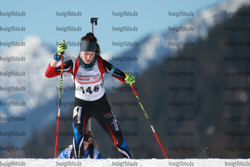 29.01.2017, xkvx, Wintersport, DSV Biathlon Deutschlandpokal Verfolgung v.l. MARX Nele