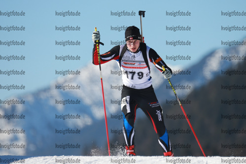 29.01.2017, xkvx, Wintersport, DSV Biathlon Deutschlandpokal Verfolgung v.l. BORKOWSKI Max