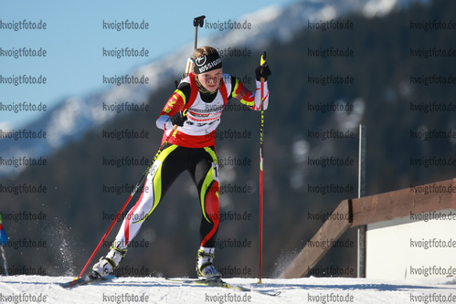 29.01.2017, xkvx, Wintersport, DSV Biathlon Deutschlandpokal Verfolgung v.l. LANGE Nicola
