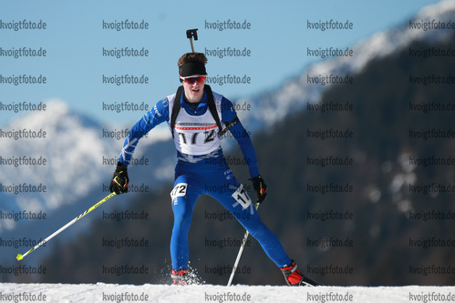 29.01.2017, xkvx, Wintersport, DSV Biathlon Deutschlandpokal Verfolgung v.l. LEBELT Justus