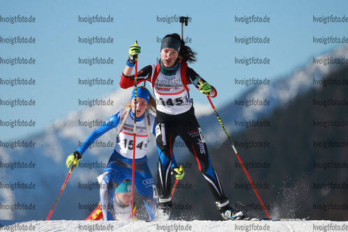 29.01.2017, xkvx, Wintersport, DSV Biathlon Deutschlandpokal Verfolgung v.l. MARX Nele