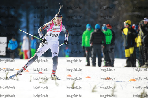 29.01.2017, xkvx, Wintersport, DSV Biathlon Deutschlandpokal Verfolgung v.l. FROHBERGER Selina