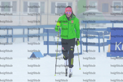 03.02.2017, xkvx, Wintersport, Biathlon IBU Junior Open European Championships - Nove Mesto Na Morave, Training v.l. VOIGT Vanessa GER