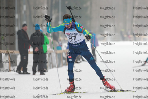 04.02.2017, xkvx, Wintersport, Biathlon IBU Junior Open European Championships - Nove Mesto Na Morave, Sprint v.l. YERMOLENKO Petr
