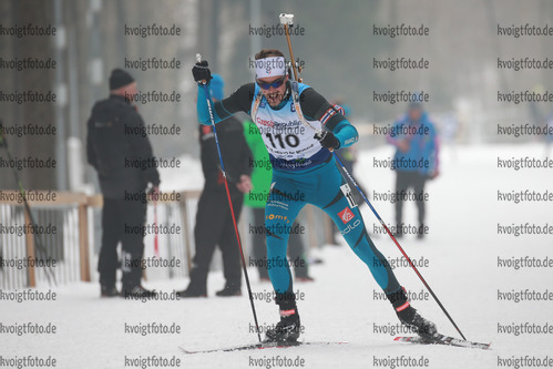 04.02.2017, xkvx, Wintersport, Biathlon IBU Junior Open European Championships - Nove Mesto Na Morave, Sprint v.l. NIVAULT Fabien