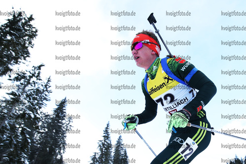 09.12.2017, xkvx, Wintersport, Biathlon IBU Junior Cup - Obertilliach, Sprint v.l. GROTIAN Tim