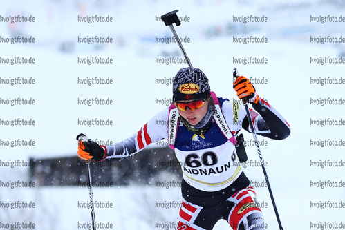 15.12.2017, xkvx, Wintersport, Biathlon IBU Junior Cup - Ridnaun, Einzel v.l. SCHREDER Anna-Maria