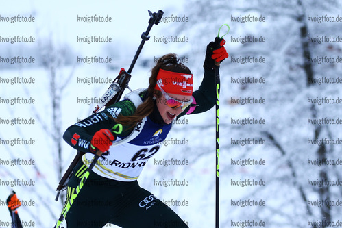 15.12.2017, xkvx, Wintersport, Biathlon IBU Junior Cup - Ridnaun, Einzel v.l. SCHNEIDER Sophia