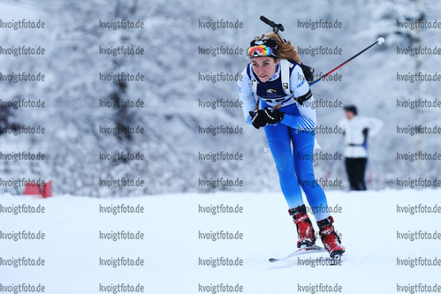 15.12.2017, xkvx, Wintersport, Biathlon IBU Junior Cup - Ridnaun, Einzel v.l. TSAKIRI Maria