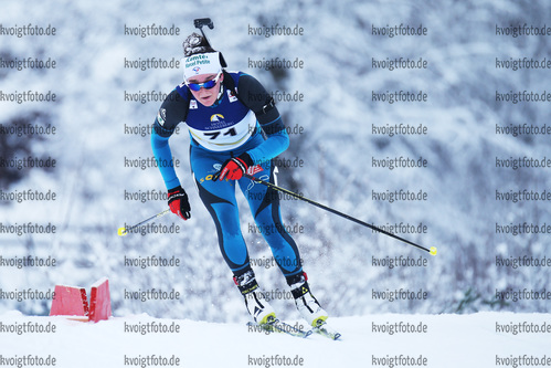 15.12.2017, xkvx, Wintersport, Biathlon IBU Junior Cup - Ridnaun, Einzel v.l. JEANMONNOT LAURENT Lou