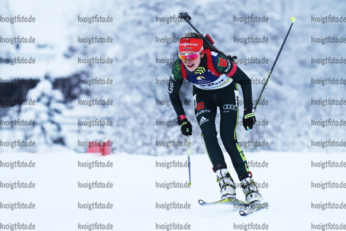 15.12.2017, xkvx, Wintersport, Biathlon IBU Junior Cup - Ridnaun, Einzel v.l. SAUTER Marina