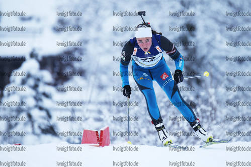 15.12.2017, xkvx, Wintersport, Biathlon IBU Junior Cup - Ridnaun, Einzel v.l. BENED Camille