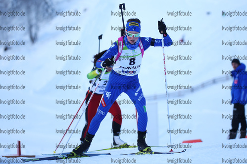 16.12.2017, xkvx, Wintersport, Biathlon IBU Junior Cup - Ridnaun, Sprint v.l. LARDSCHNEIDER Irene