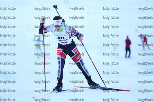 16.12.2017, xkvx, Wintersport, Biathlon IBU Junior Cup - Ridnaun, Sprint v.l. OBERTHALER Kristina