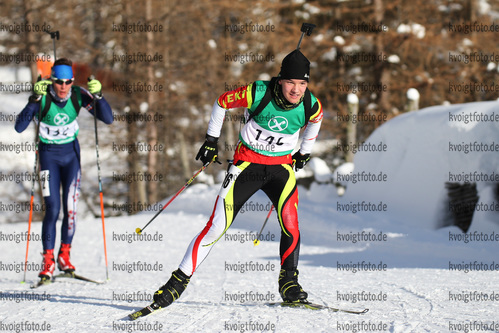 17.12.2017, xkvx, Wintersport, Alpencup - DSV Biathlon Deutschlandpokal v.l. SCHNEIDER Maximilian