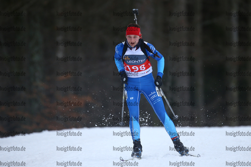 07.01.2018, xkvx, Wintersport, DSV Biathlon Deutschlandpokal - Notschrei, Verfolgung v.l. VOGT Johanna