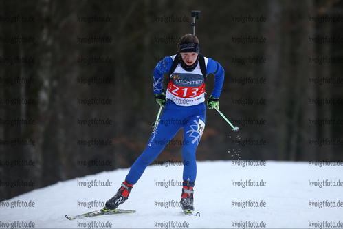 07.01.2018, xkvx, Wintersport, DSV Biathlon Deutschlandpokal - Notschrei, Verfolgung v.l. POIKE Tamina