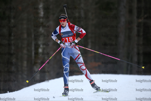 07.01.2018, xkvx, Wintersport, DSV Biathlon Deutschlandpokal - Notschrei, Verfolgung v.l. RICHTER Anna-Maria