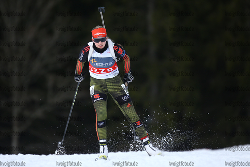07.01.2018, xkvx, Wintersport, DSV Biathlon Deutschlandpokal - Notschrei, Verfolgung v.l. AURICH Julia