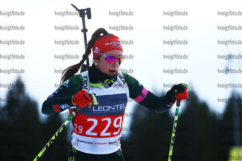 07.01.2018, xkvx, Wintersport, DSV Biathlon Deutschlandpokal - Notschrei, Verfolgung v.l. SCHNEIDER Sophia