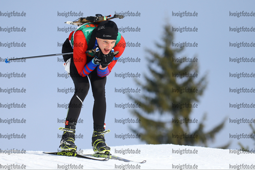 13.01.2018, xkvx, Wintersport, Alpencup - DSV Biathlon Deutschlandpokal - Hochfilzen, Einzel v.l. LOHSCHMIDT Jan