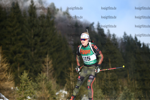 13.01.2018, xkvx, Wintersport, Alpencup - DSV Biathlon Deutschlandpokal - Hochfilzen, Einzel v.l. LANKES Raphael