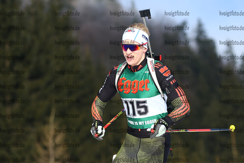 13.01.2018, xkvx, Wintersport, Alpencup - DSV Biathlon Deutschlandpokal - Hochfilzen, Einzel v.l. LANKES Raphael